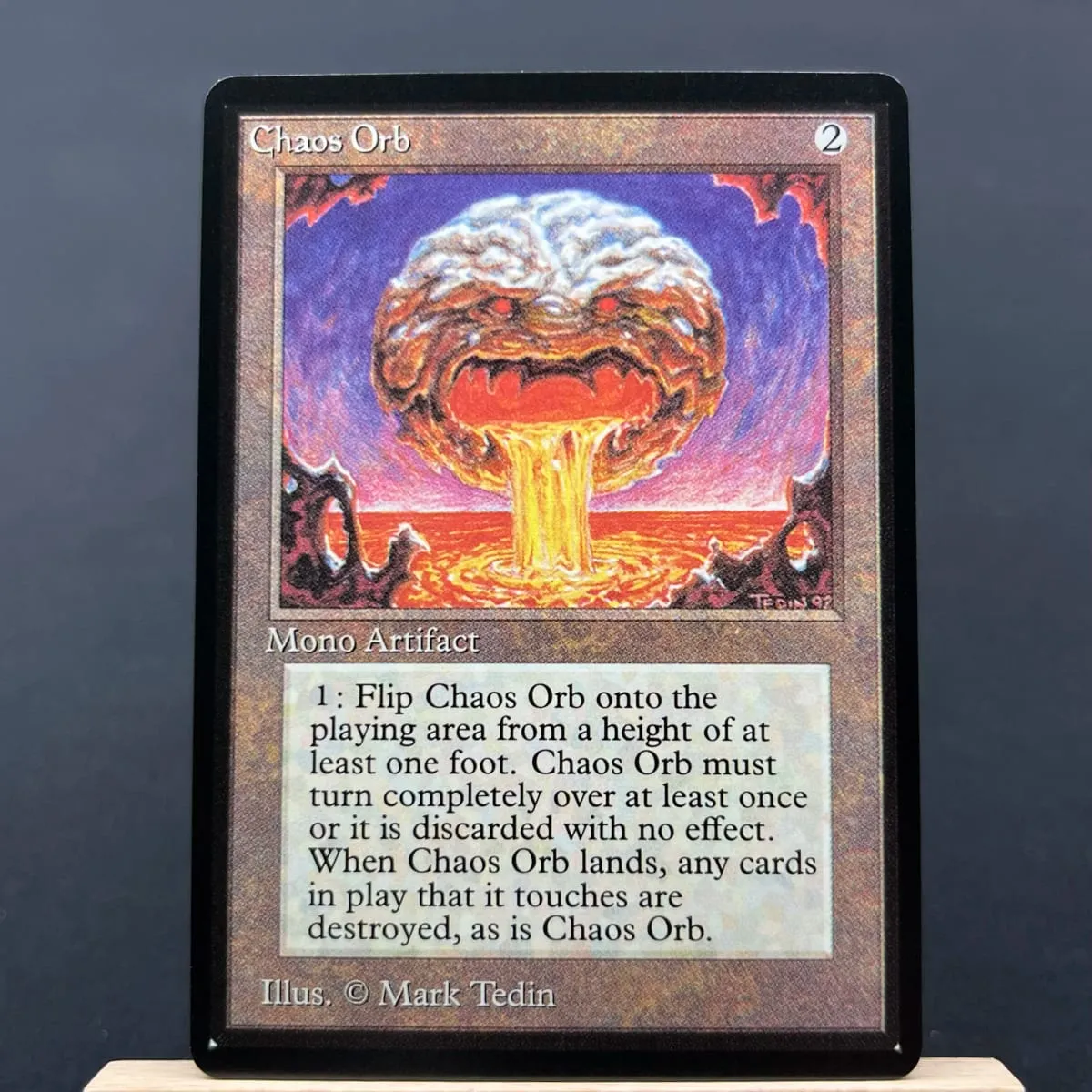 Carte TCG per il gioco casalingo Proxy Selezione naturale Lupi di legno la Perla Mox di Mana Vault — image 2