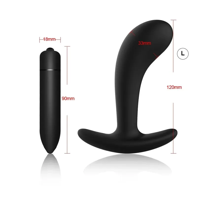 4 adet acemi silikon Butt Plug Anal Plug erkekler için prostat masaj aleti eşcinsel Mini Anal kurşun vibratör seks oyuncak erkekler kadınlar için