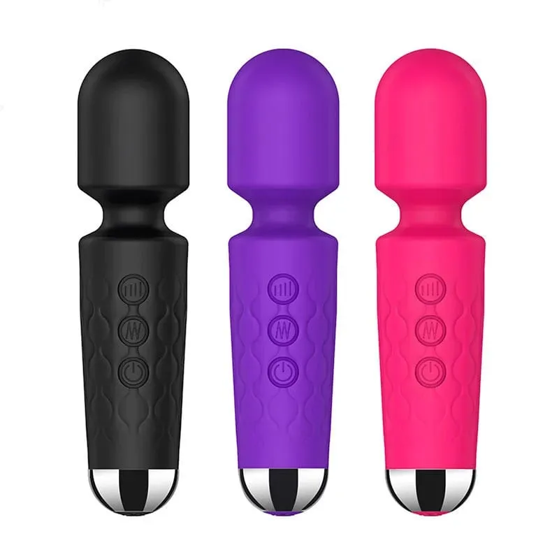 20 ความเร็วที่มีประสิทธิภาพ AV Vibrator Magic-Wand Anal Dildo หัวนม G Spot Clitoris Stimulator หญิง Masturbation Sex ของเล่นสำหรับผู้หญิง — image 1