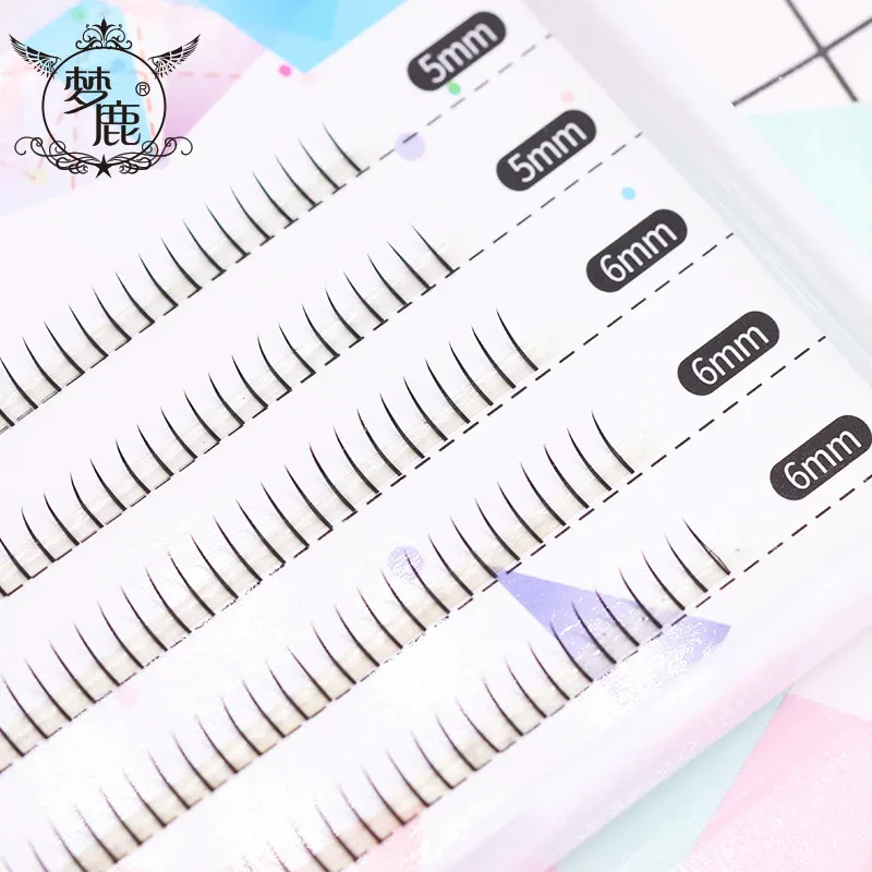 J Curl V Shape Under Eyelash Comic Eye Lashes Natural Bottom Lashes Soft Manga Eyelashes Bunches Eyelash Clusters Korean Makeup — image 14