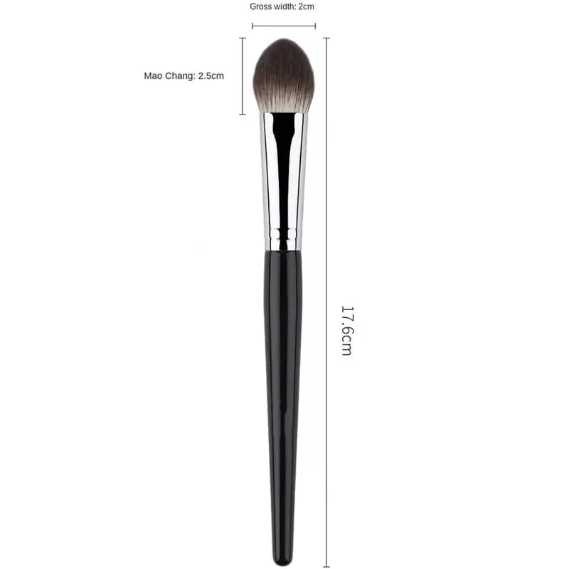 1/2Pcs Peach Heart Blusher Brush Powder Blush Cream Liquid Blush Makeup Brushes Flat Small Precise Blush Brush Makeup Tools — image 6