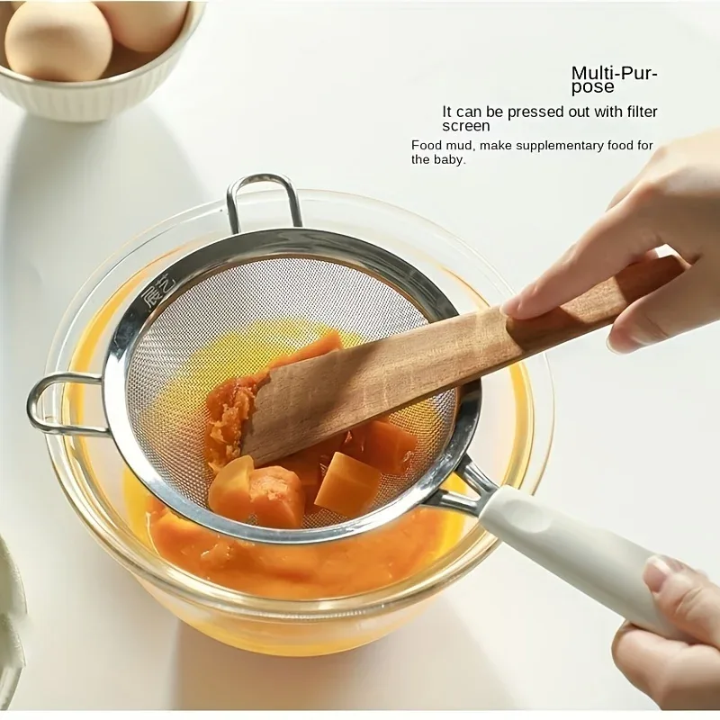Spatula Kayu Jati Spatula Dapur Kecil untuk Memasak Pancake Telur Turner Spatula Memasak Luaran Alat Dapur — image 5
