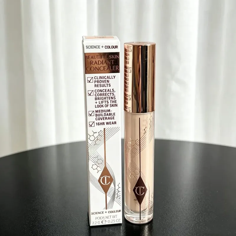 Charlotte Tilbury Starlight Powder Compact og Concealer Medium til fuld dækning Oplysende Vandtæt Hydrating Dewy Finish — image 13