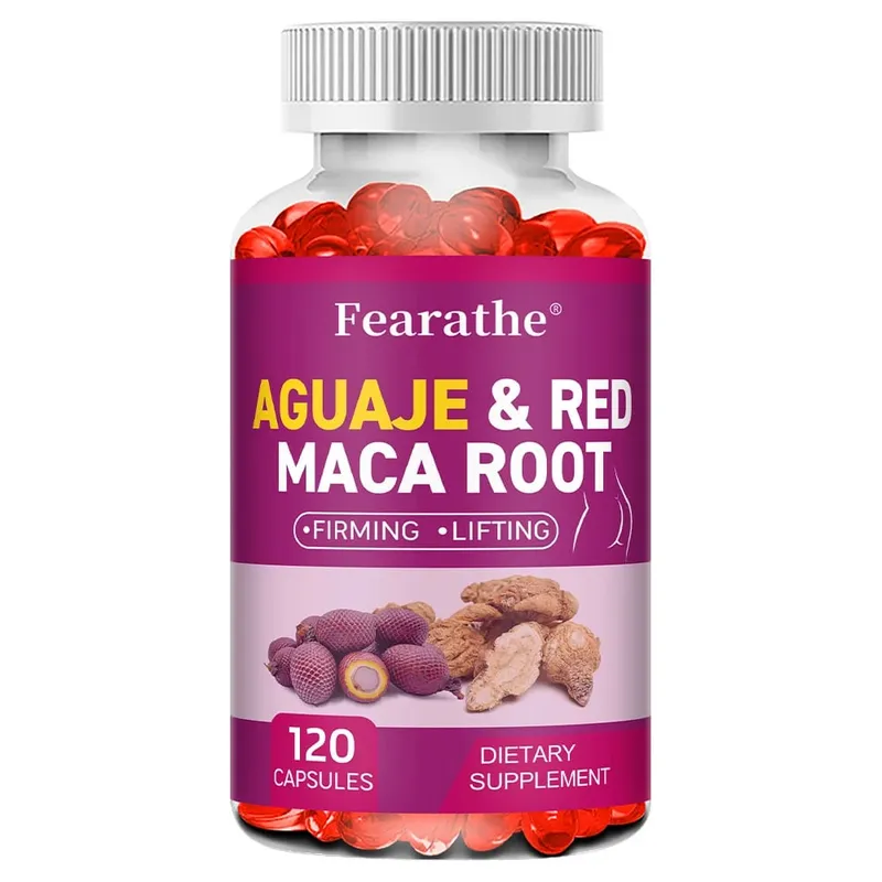 Organic Aguaje with Red Maca Root Extract Supports Full & Firming Buttocks and Immune Health 120 Capsules — image 9