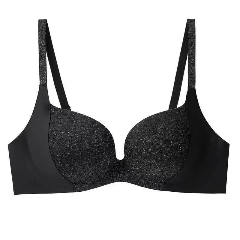 เซ็กซี่ Rhinestone Push Up Bra สำหรับผู้หญิงที่มีสายรัดไหล่ปรับได้ไม่มีรอยต่อ Anti-sagging ชุดชั้นใน — image 8