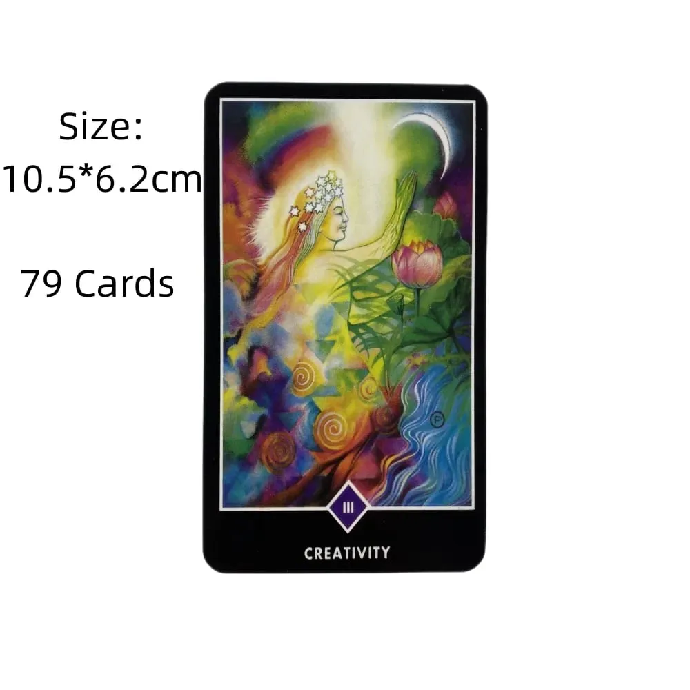 Osho Zen Tarot Cards PDF Guidebog Engelsk Version Oracle Deck Board Game For Party Divination Entertai — image 3