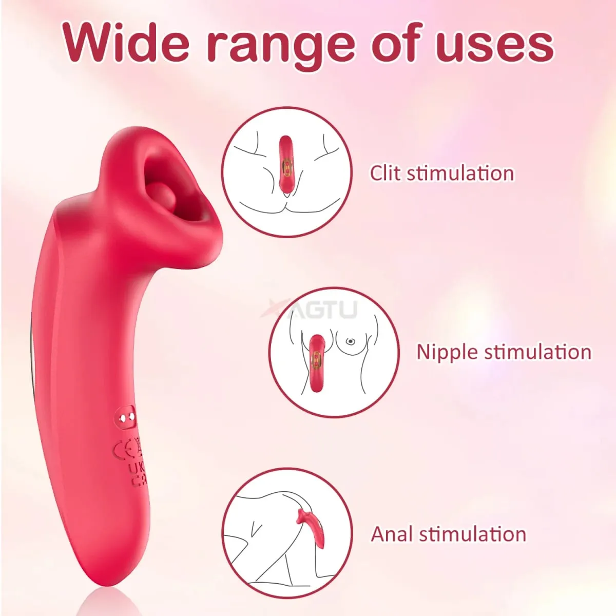 Leistungsstarker Saugvibrator zum Lecken der Klitoris, Klitorissauger für Frauen, weiblicher Vakuumsauger, Nippelsaugstimulator, Sexspielzeug für Erwachsene — image 5