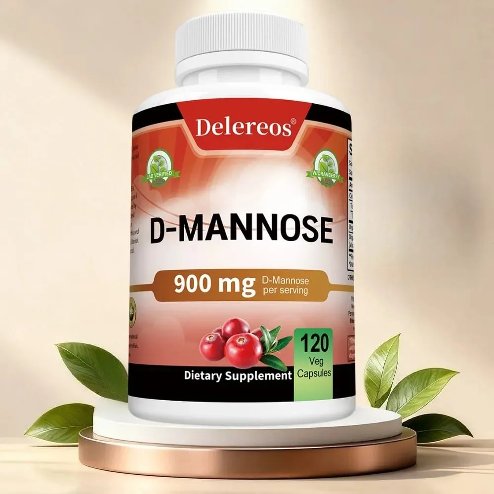 ดี มานโนส มังสวิรัติ แคปซูล - บำรุงสุขภาพทางเดินปัสสาวะ Non GMO เป็นมิตรกับมังสวิรัติ 120 แคปซูล — image 2