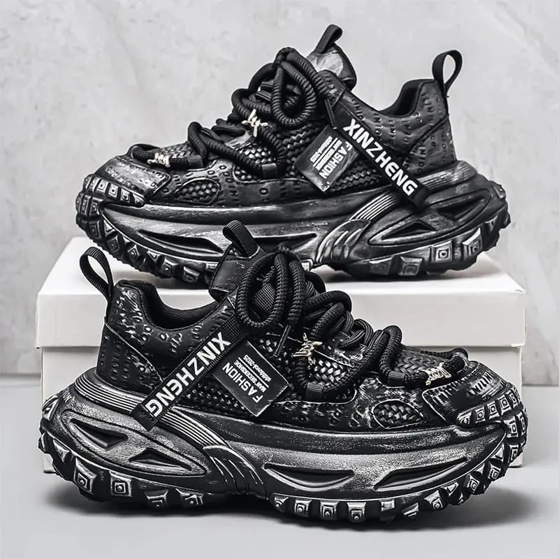 Chaussures pour hommes maille respirant plate-forme baskets léger luxe haut de gamme chaussures hommes décontractées tendance confort hommes chaussures Кроссовки Мужские — image 7