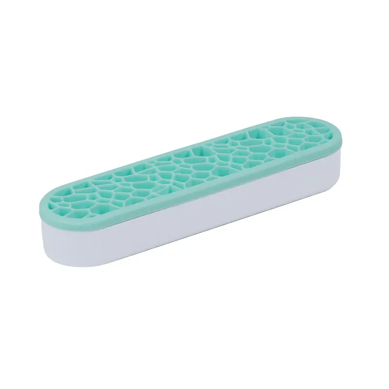 Caja de almacenamiento de alta calidad, soportes para bolígrafos de pintura, caja de almacenamiento de silicona, soporte para brochas de maquillaje, caja organizadora para brochas — image 8