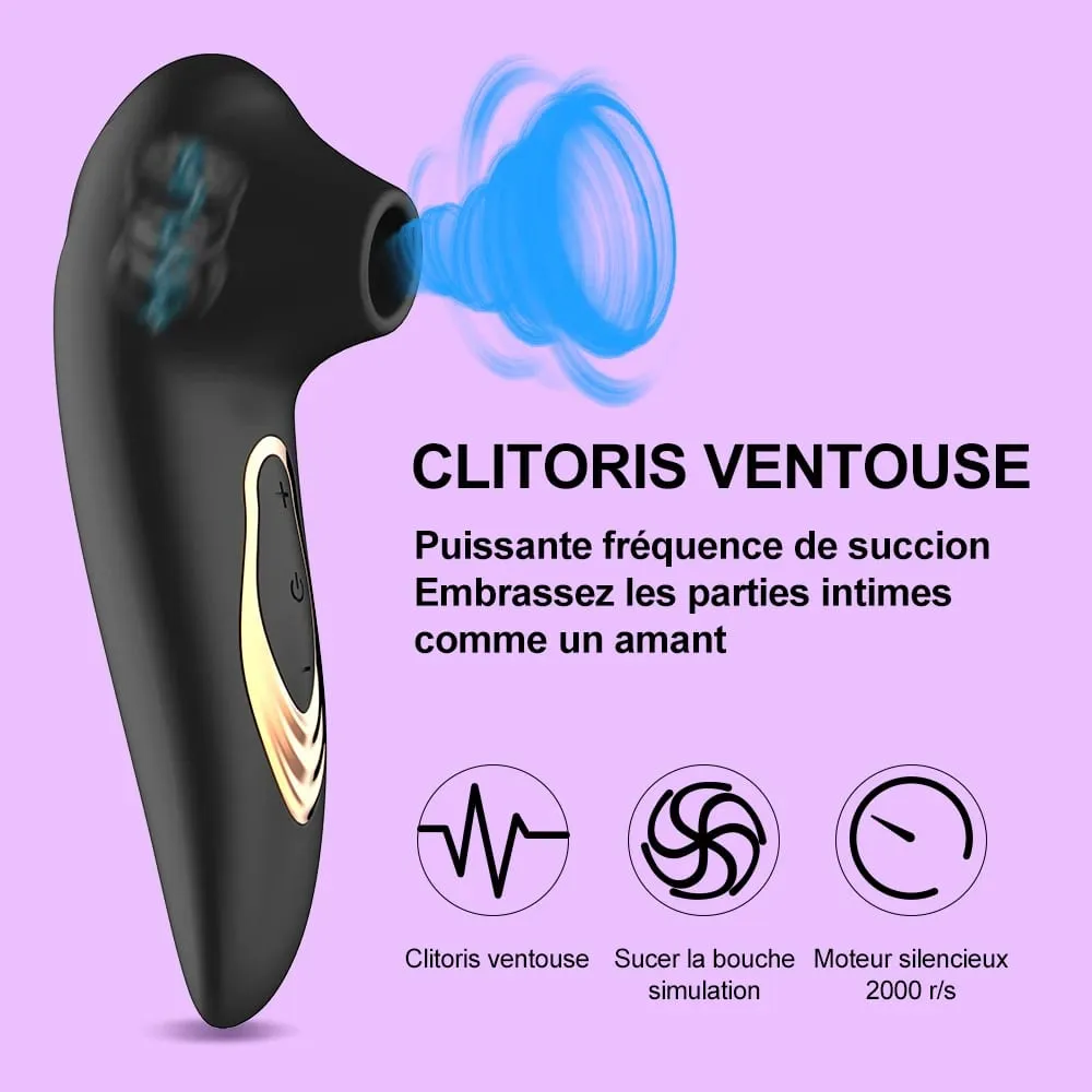 Vibromasseur à succion sous vide pour femme, stimulateur de Clitoris et de mamelons, masturbateur féminin, produits pour adultes, jouet sexuel pour femme — image 2