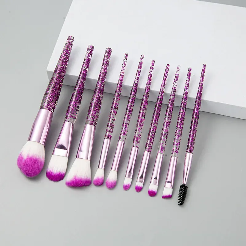 10PCS Make-Up Pinsel Set Professionelle Super weiche detail pinsel Rouge Pinsel Foundation Concealer Lidschatten Pinsel Dame Schönheit Werkzeug — image 5