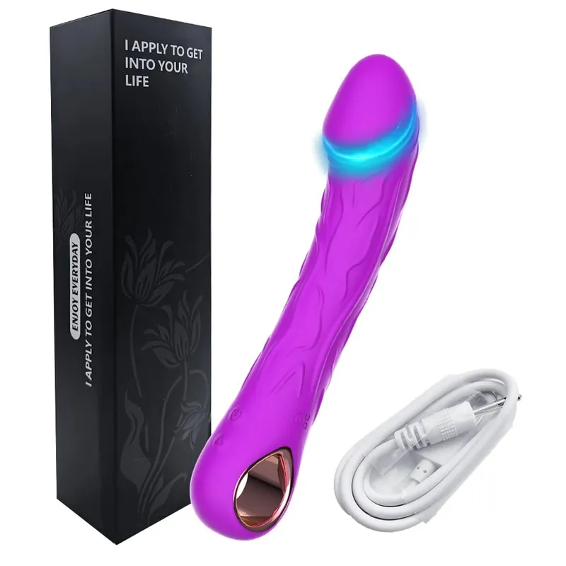 Stimolatore del clitoride del punto G delle donne del vibratore del pene Potente massaggiatore di vibrazione Bacchetta stimolatore del clitoride Giocattoli adulti del sesso Masturbatore
