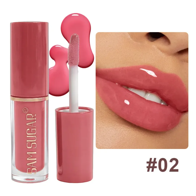 Trasparente Lucido a specchio Lucidalabbra Mini Lucidalabbra Olio Rossetto liquido idratante a lunga durata Dissolvenza Linee labbra Rimpolpante Tinta labbra Trucco — image 9
