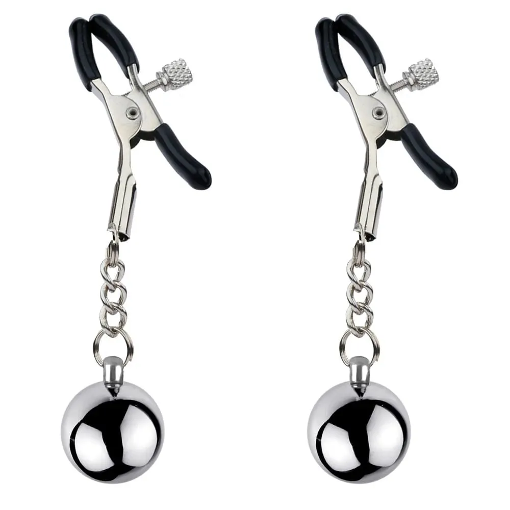 HeavyจุกนมClampคลิปน้ำหนักSlave Stimulatorจุกนมโลหะคลิปน้ำหนักBreast Bondage Restraintเพศของเล่นผู้หญิง — image 5