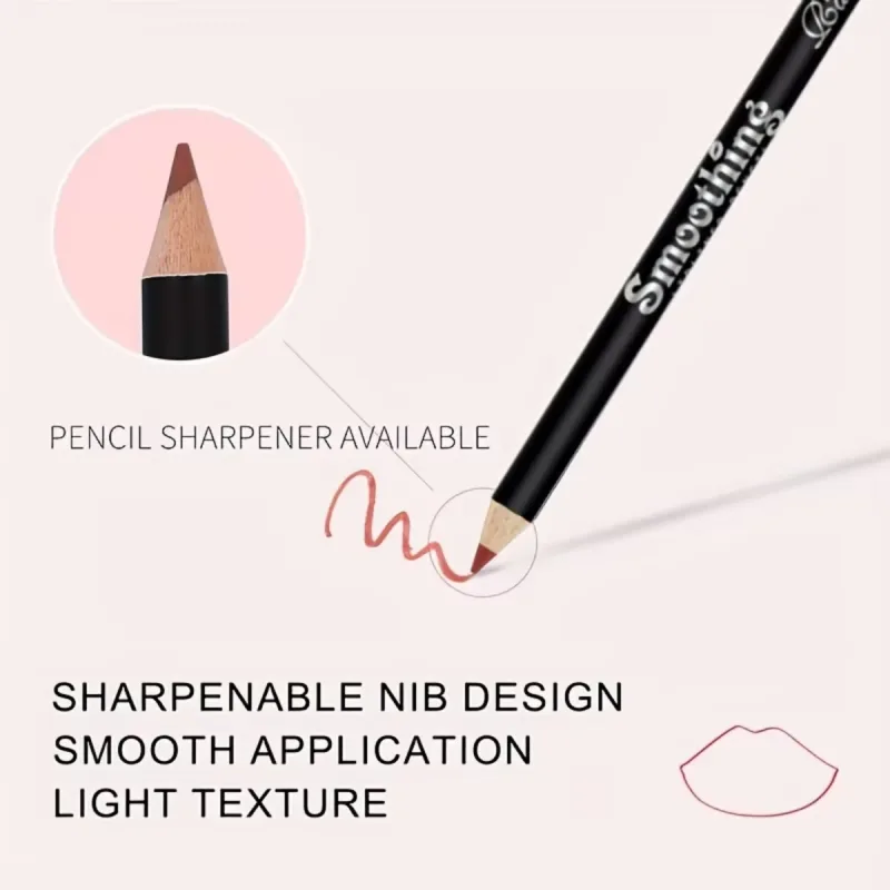 Pelapik Bibir Matte Kalis Air 6 Warna - Formula Tidak Pemindahan Tahan Lama Kemasan Matte 6 Warna Serbaguna — image 4