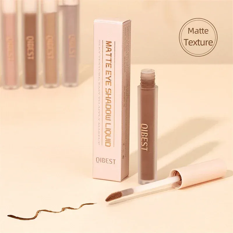 8 สี Matte Nude Eye Bronzer Liquid อายแชโดว์กันน้ำ Long Lasting Eye Shdaow Natural Cheek Contour ผู้หญิงแต่งหน้าเครื่องสำอาง — image 3