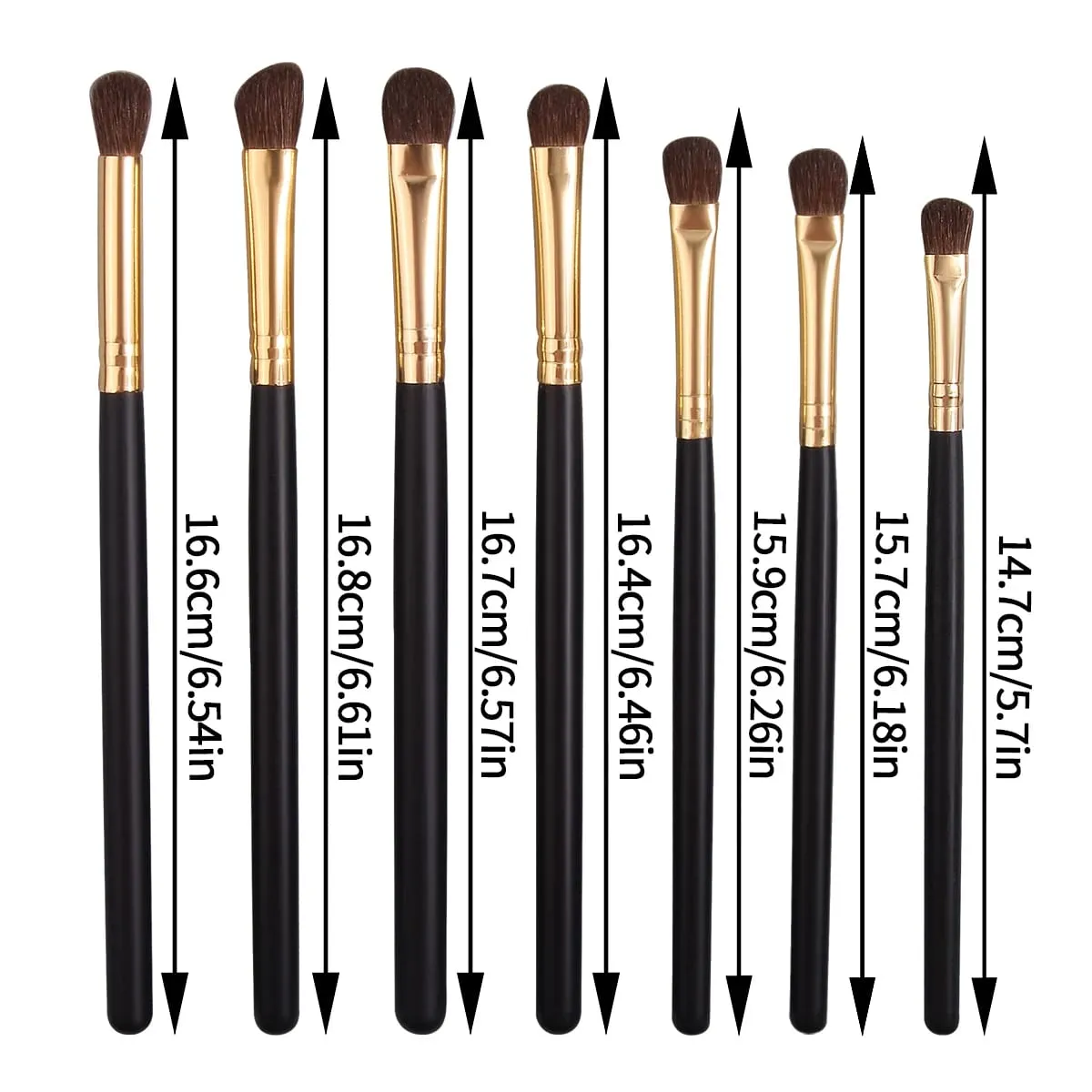 28-teiliges professionelles Augen-Make-up-Pinsel-Set, Lidschattenpinsel, Hochglanzpinsel, Applikationspinsel, komplettes Set an Make-up-Pinseln — image 6
