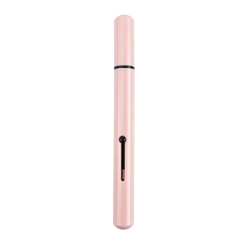1ks zasouvací štětec na rty s dvojitým zakončením Silikonová míchací hlavice na make-up z měkkých vláken pro štětce s aplikátorem lesku na rty