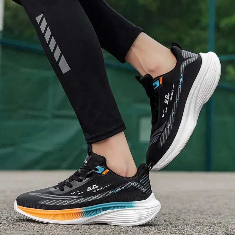 Herren-Laufschuhe, leicht, atmungsaktiv, Mesh-Sneaker, dicke Sohle, dämpfend, lässige Wanderschuhe, Größe 39–44 — image 6
