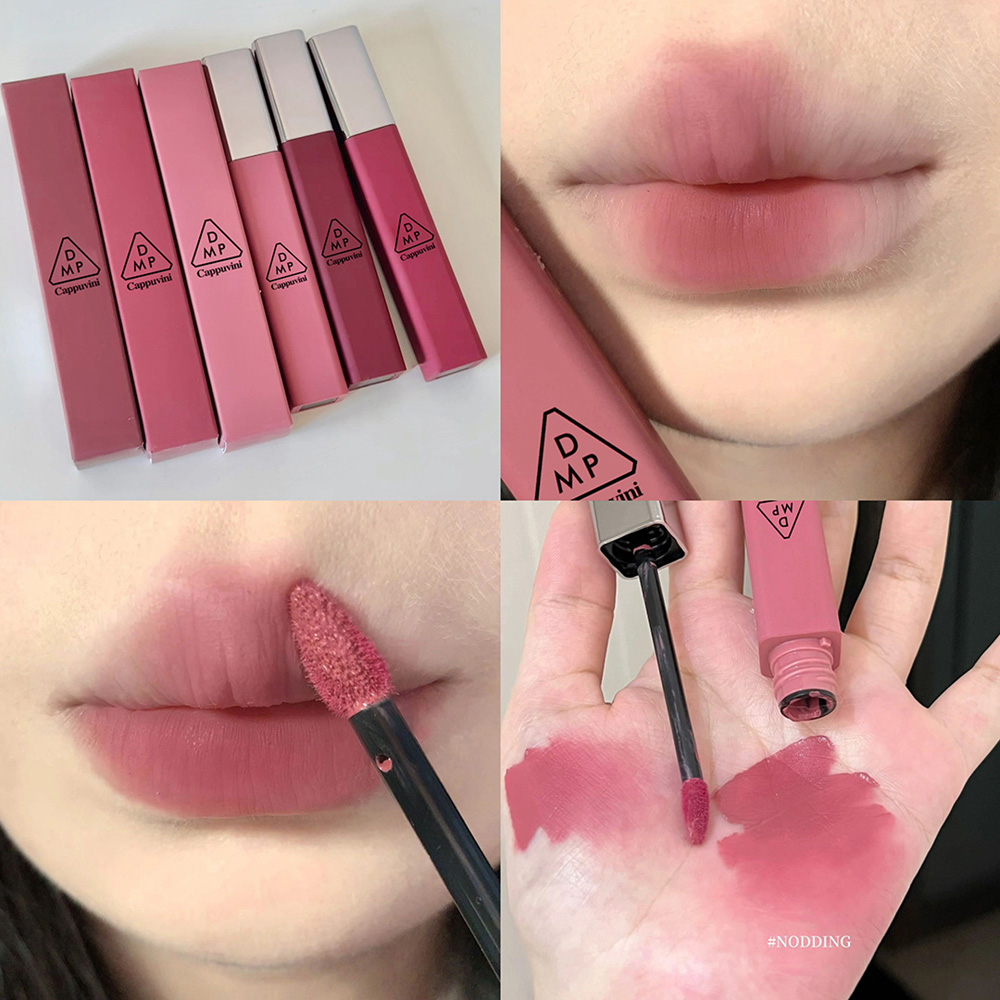 Cappuvini Matte Velvet Lip Glaze Hydratační hladká dlouhotrvající rtěnka Makeup Lesk na rty — image 5
