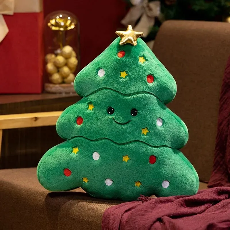 1PC felice Natale Pane allo zenzero Pupazzo di neve Peluche Cuscino di peluche Farcito Cabina Casa Albero di Natale Decorazione per feste Bambola — image 9