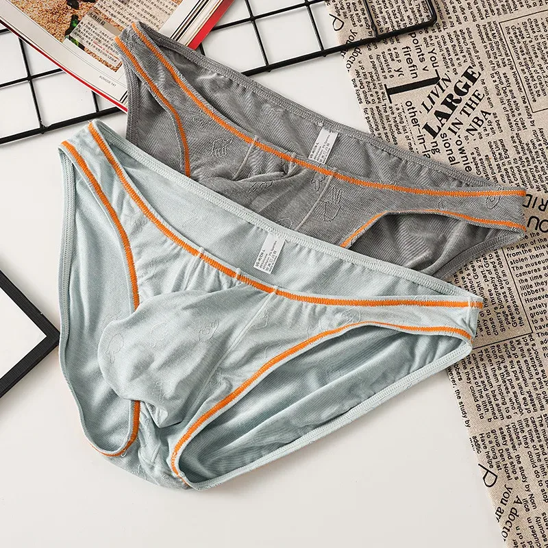 Uomini Sexy Slip Biancheria Intima Modale Traspirante Slip Bikini Mutande Cuecas Calzoncillos Morbido U Pouch Lingerie da Uomo Hombre Slip — image 2
