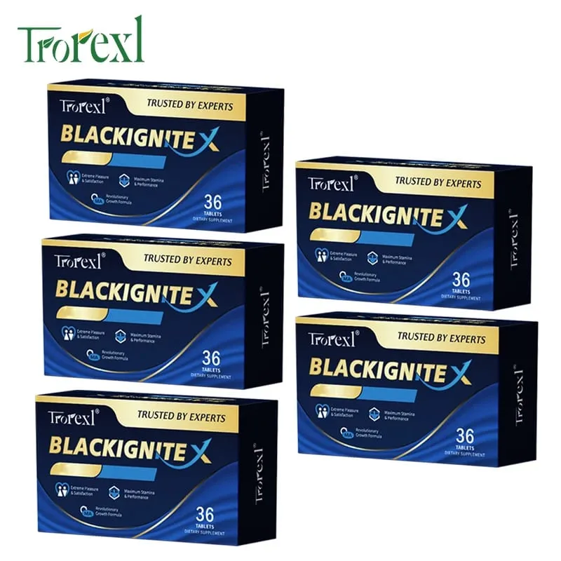 BlackIgnite X Tablets Integratore di ostriche e ginseng Potenziatore di attività estesa per prestazioni sicure