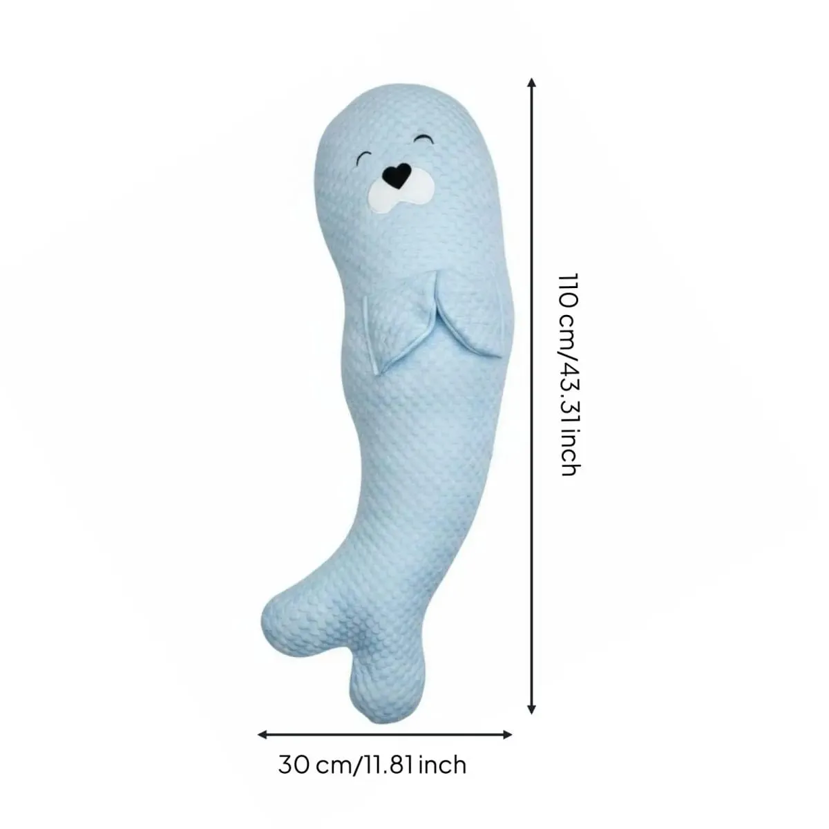 Cuscino lungo in peluche per abbracciare il sonno. Cuscino per il corpo di supporto. Accogliente arredamento a forma di animale. Riposo confortevole per il letto degli adulti — image 4