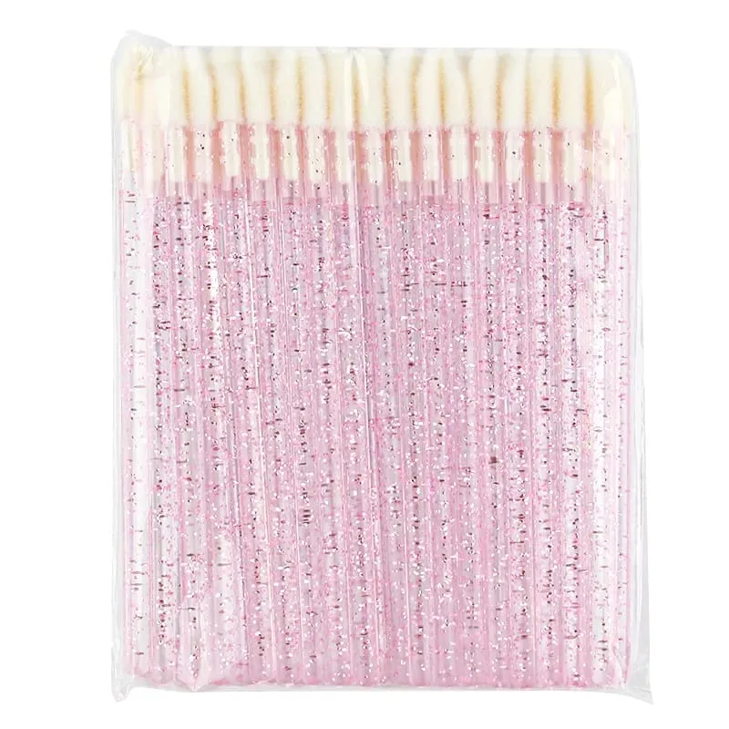 50 Stücke Lippenpinsel Kristall Wimpernverlängerung Pinsel Mascara Applikator Lippenstift Zauberstäbe Set Frauen Make-Up Pinsel Werkzeuge — image 8