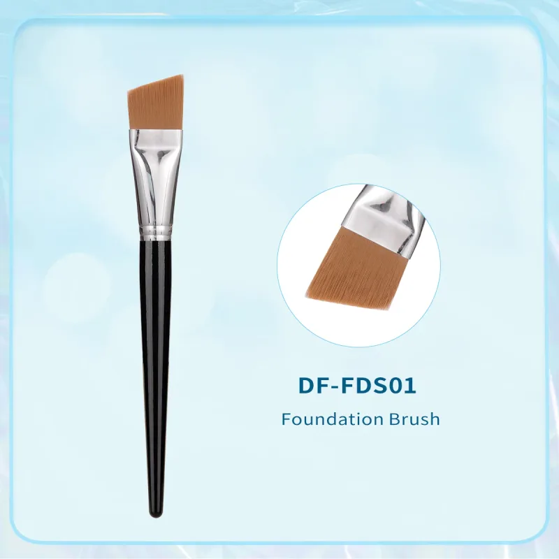 Ovw novos pincéis de maquiagem cabo preto macio macio sombra fundação corretivo mistura blush escova cosméticos ferramenta beleza — image 16
