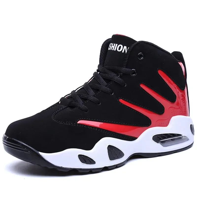 Sepatu Kets High Top untuk Pria Sepatu Basket Multifungsi Desainer Sepatu Lari Pria Bersirkulasi Sepatu Pria Fashion Kualitas Tinggi — image 9