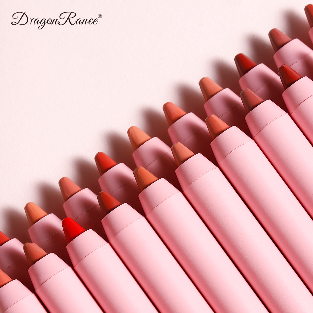 Pelapik Bibir Matte Kalis Air dalam Pes Kacang Warna Lip Plumping Gincu Pen Pelapik Bibir Tidak Pudar Kalis Air dan Peluh Tahan Lama Matte Lip Liner Pen Gincu Bibir Montok Satu Saat — image 4