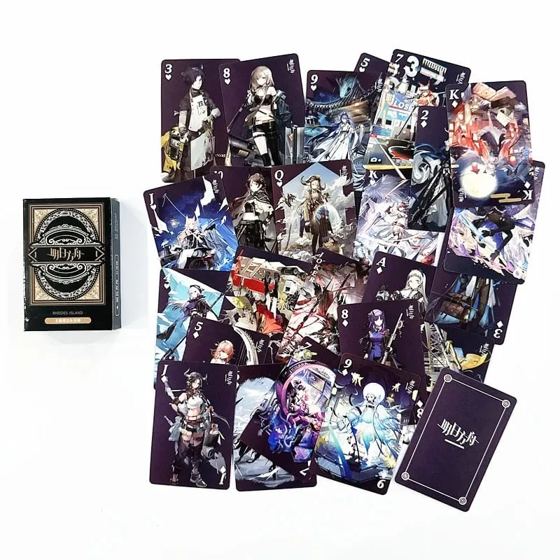 54PCS Arknightsเกมเล่นไพ่โป๊กเกอร์Limited Editionสะสมภาพแฟนคอลเลกชันของขวัญ — image 1