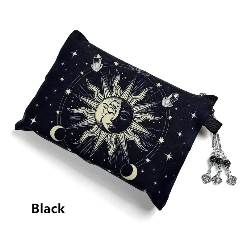 Tarot Cards Pouch Storage Witch Divination Accessories Jewelry Astrology Dice Makeup Bag L791 — image 9