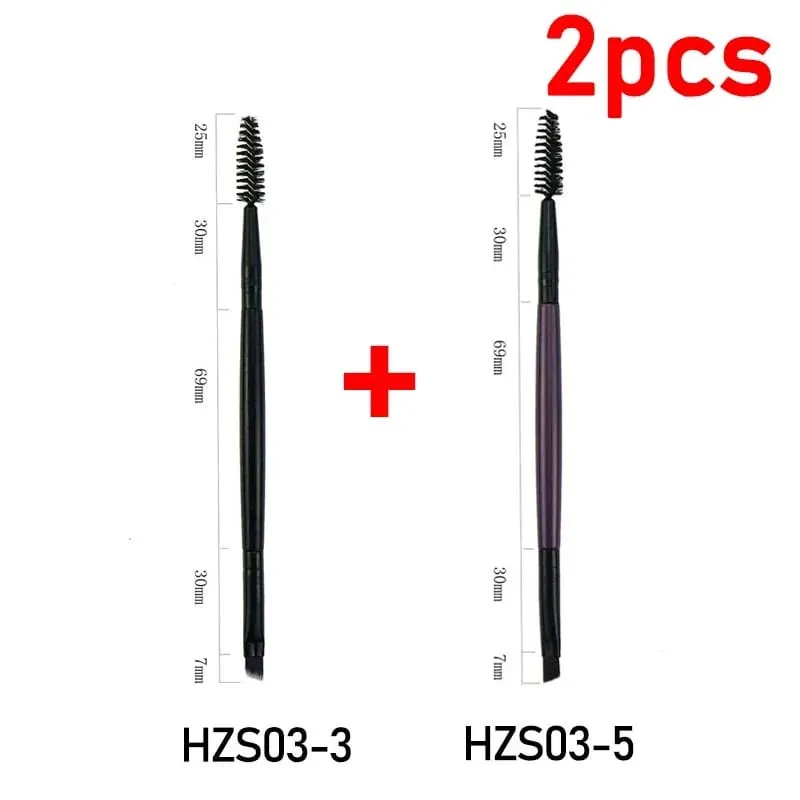 Nuovo Pennello per sopracciglia Pennello per eyeliner per sopracciglia Pennello per correttore Pennelli per trucco professionale Microbrashi per ciglia HZS03 — image 15