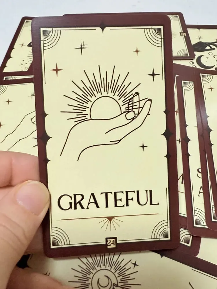 Manifestasi kad oracle 33 dek 10*6.3cm Versi Bahasa Inggeris Permainan papan Tarot Sepanjang Dek — image 3