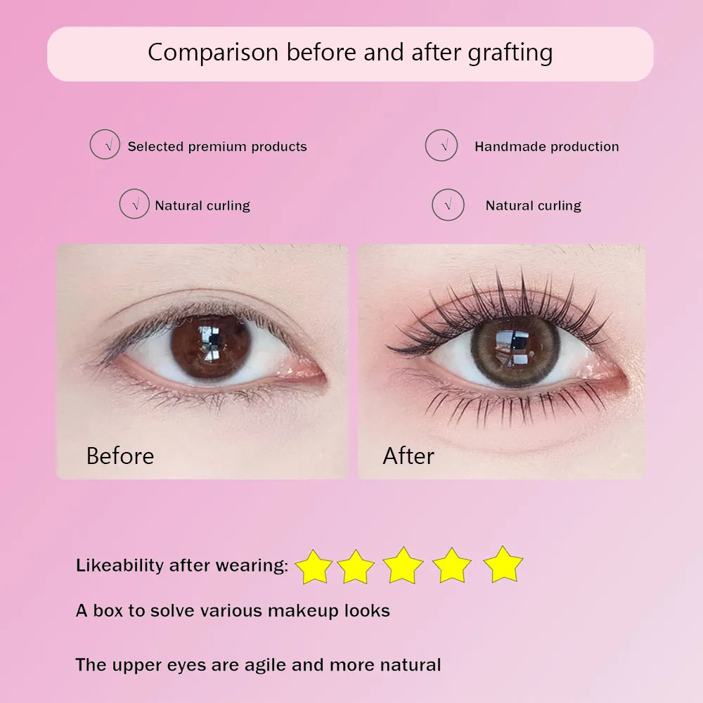 10 rows/12 rows eye black natural mascara extension cluster natural volume personal eye black mixing tray eye black DIY mascara — image 5