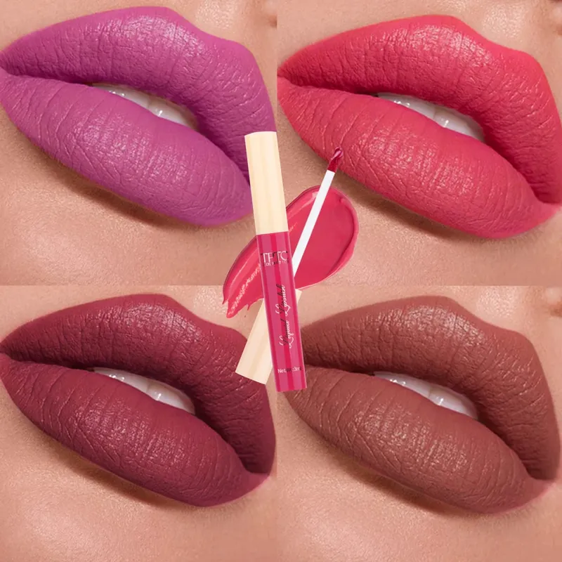 6-pack matte matte lipstick lip glaze long-lasting non-stick cup non-fading velvet lipstick lip gloss