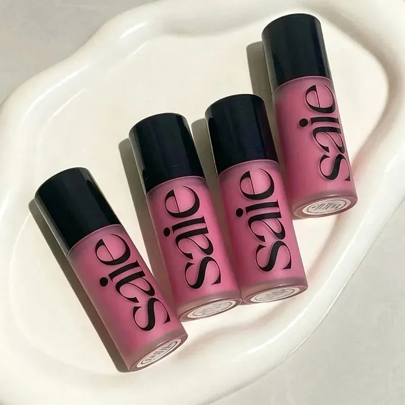 Saie Hydraterende Dewy Liquid Blush Bouwbare Lichtgevende Multi-Use Cheek & Lip Tint Geschikt voor alle huidtypes Natuurlijke gezichtsmake-up — image 3