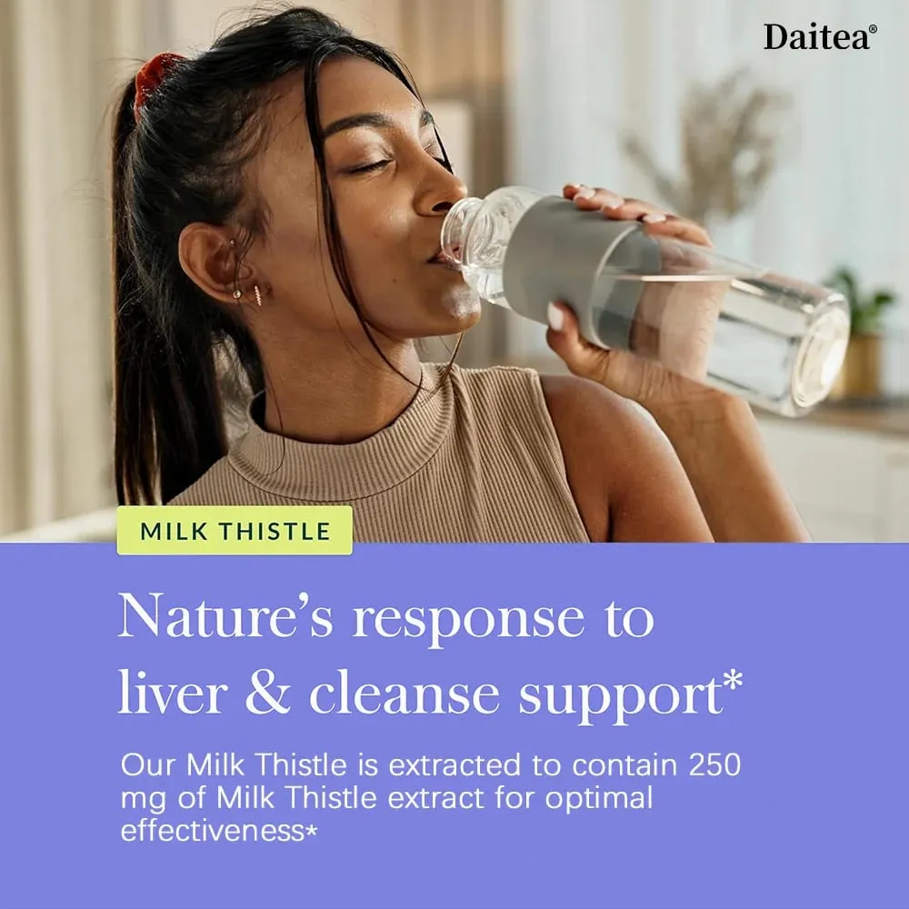 Milk Thistle Capsules - 1000mg for Health Boosts Liver Detox Antioxidants for Skin and Digestive Liver Health — image 6