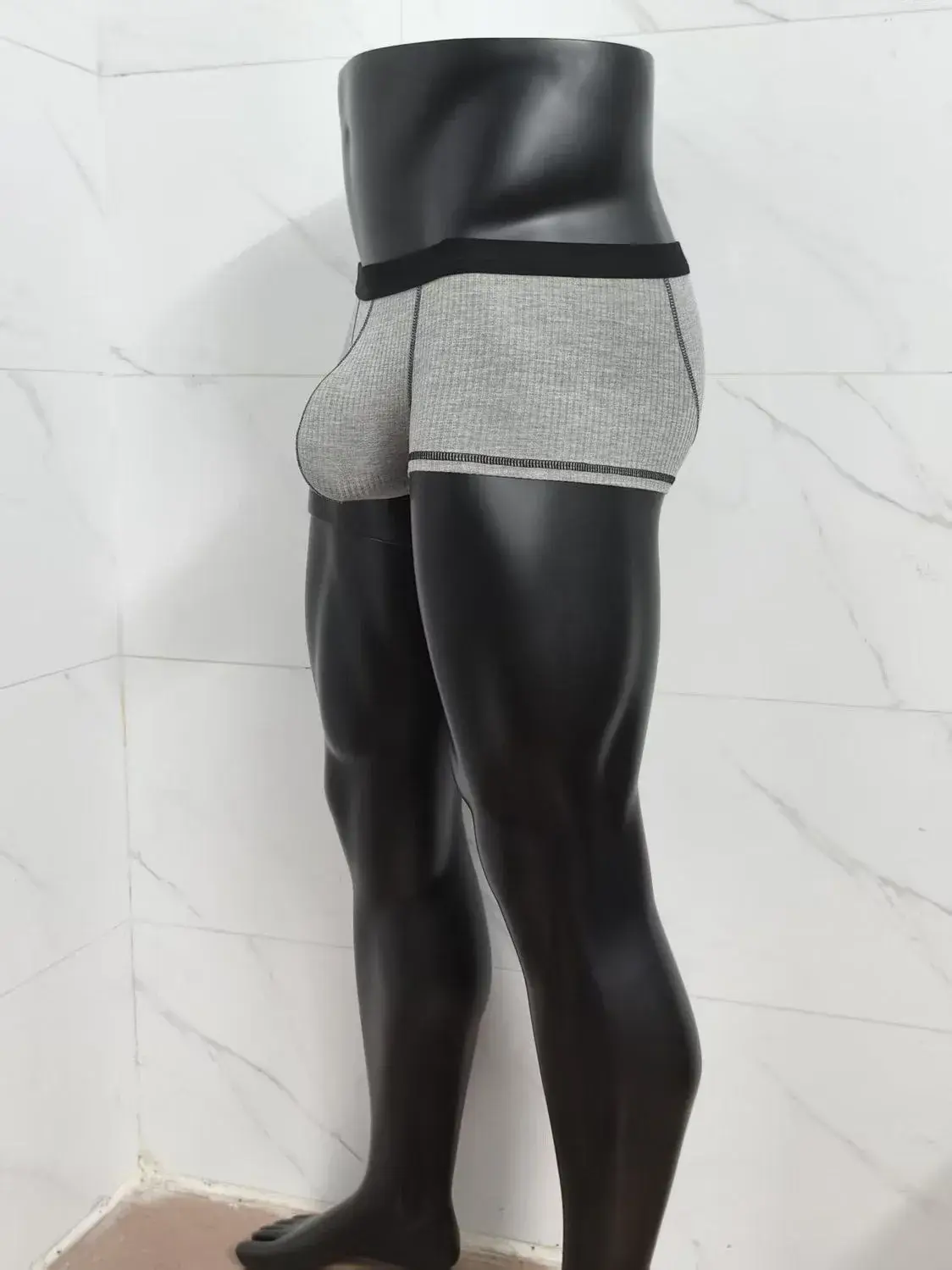 Herrenunterwäsche mit großer Hodentasche und großer Stretchhose mit flachem Bein — image 11