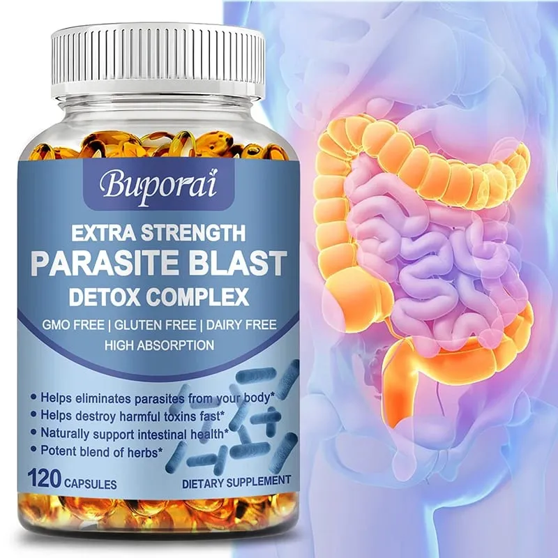 Parasite Blast Detox Complex - Elimineer parasieten Bevorder de spijsvertering Reiniging en ontgifting Ondersteunt de darmgezondheid — image 2