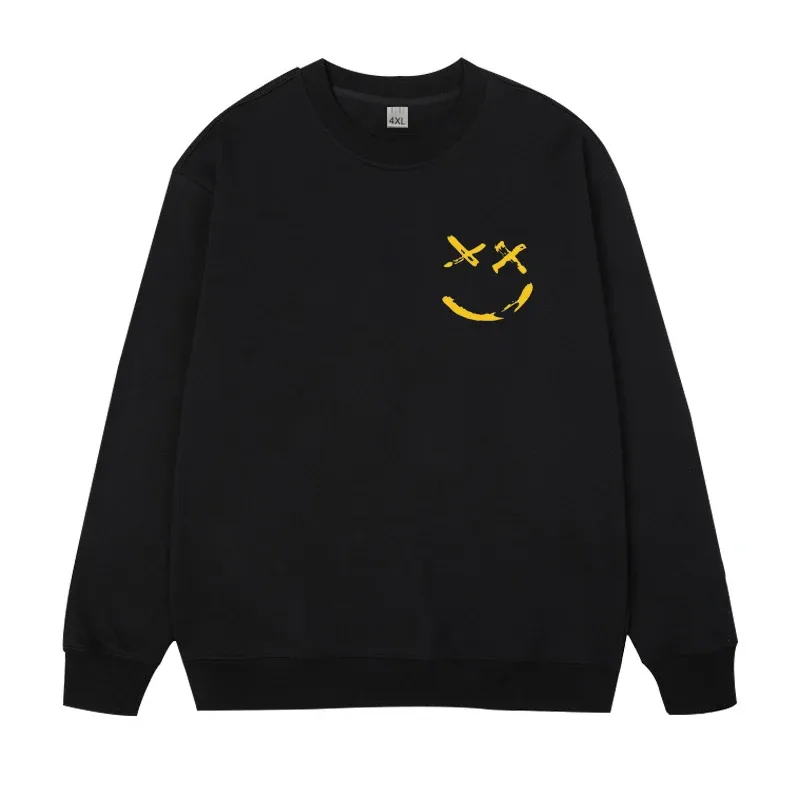 Plus Size Men's Pullovers Full Cotton Sweatshirts 5XL 6XL 7XL Autumn Winter Long Sleeves Printed Tops Male Clothing 110kg-180kg — image 9
