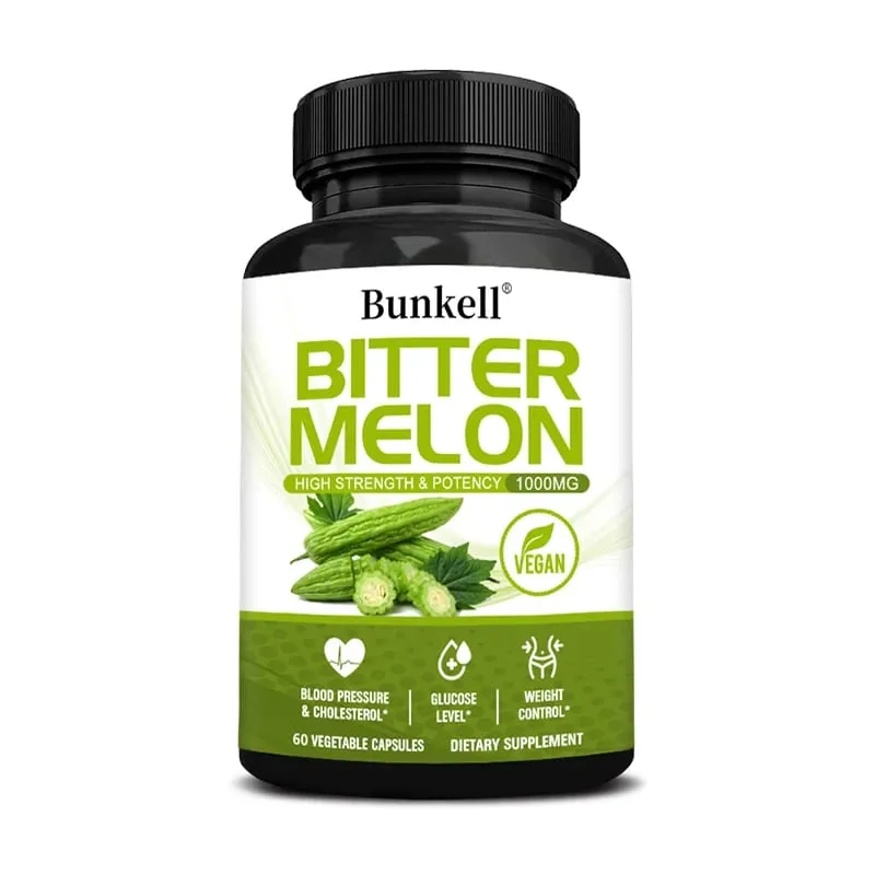 แคปซูลสารสกัดจากมะระอินทรีย์-Blood Sugar Balance & FAT Burning Detox & Digestive Support Non-GMO 30/60/120 นับ — image 9
