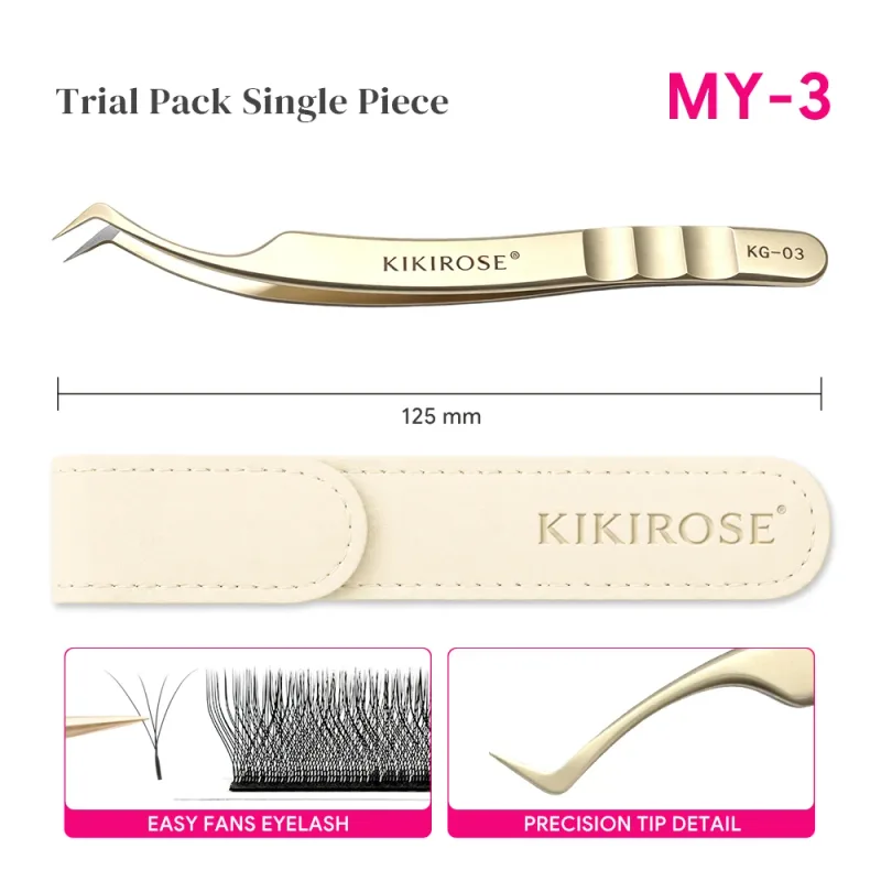 Applicateur de cils de précision, pincettes pour extensions de cils, cluster de faux-cils, outil de maquillage de Salon en acier inoxydable