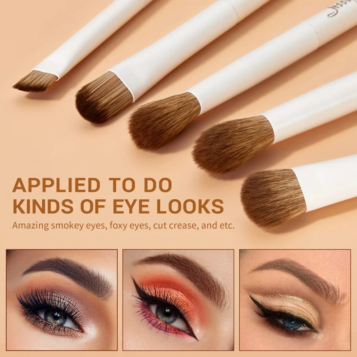 Jessup 14 ชิ้นชุดแปรงแต่งหน้า Professional Synthetic Soft Foundation Powder Blending Eye Shadow Contour Liner แปรงชุด T329 — image 2