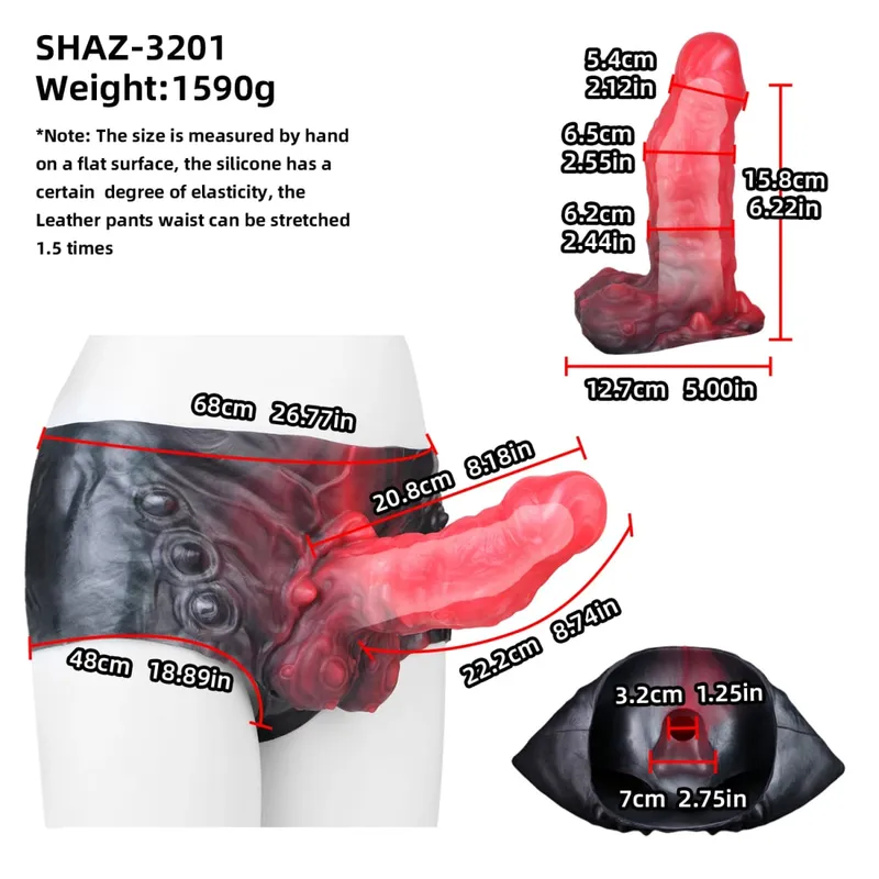 Strap On Cavallo lungo Guaina per dildo Imbracatura in silicone Mutandine per dildo Manicotto per pene indossabile Giocattolo adulto del sesso per uomini Preservativo riutilizzabile — image 13