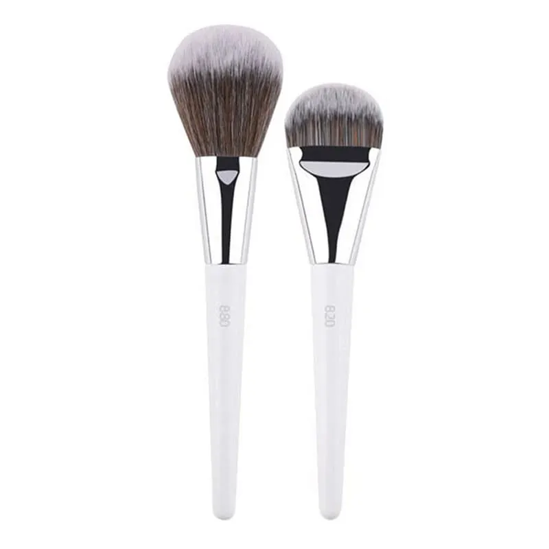 1pc Weiß Pulver Make-Up Pinsel 3D Flüssige Foundation Basis Make-up Pinsel Lidschatten blending Detail Gesicht Auge Concealer schönheit werkzeug — image 22