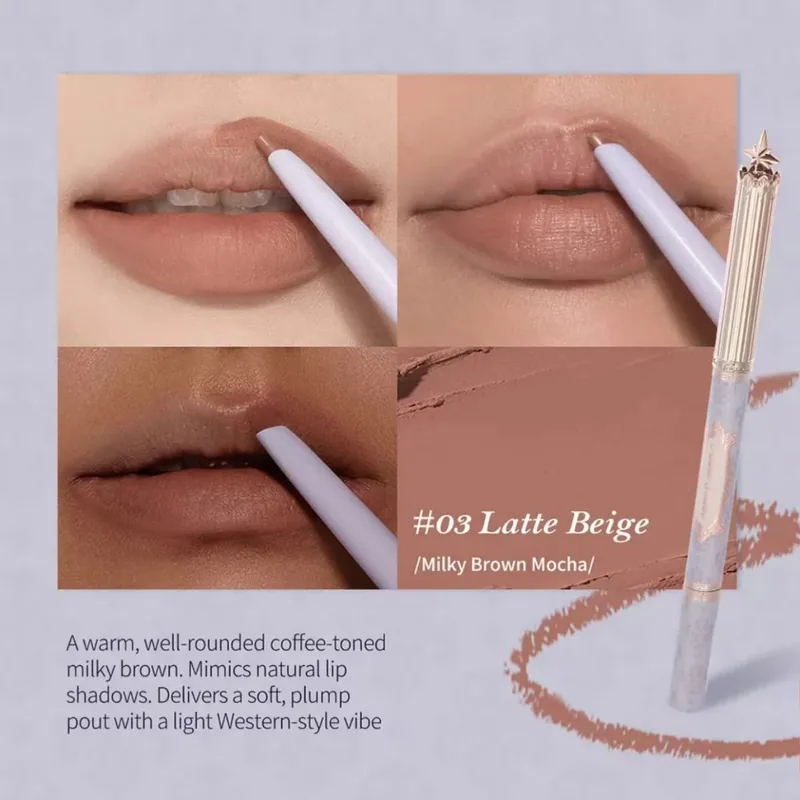 Flower Knows Knight Unicorn Lip Liner Pencil Long Lasting Soft Matte Lip Contour Makeup Natural Lip Definition Smooth Glide — image 6